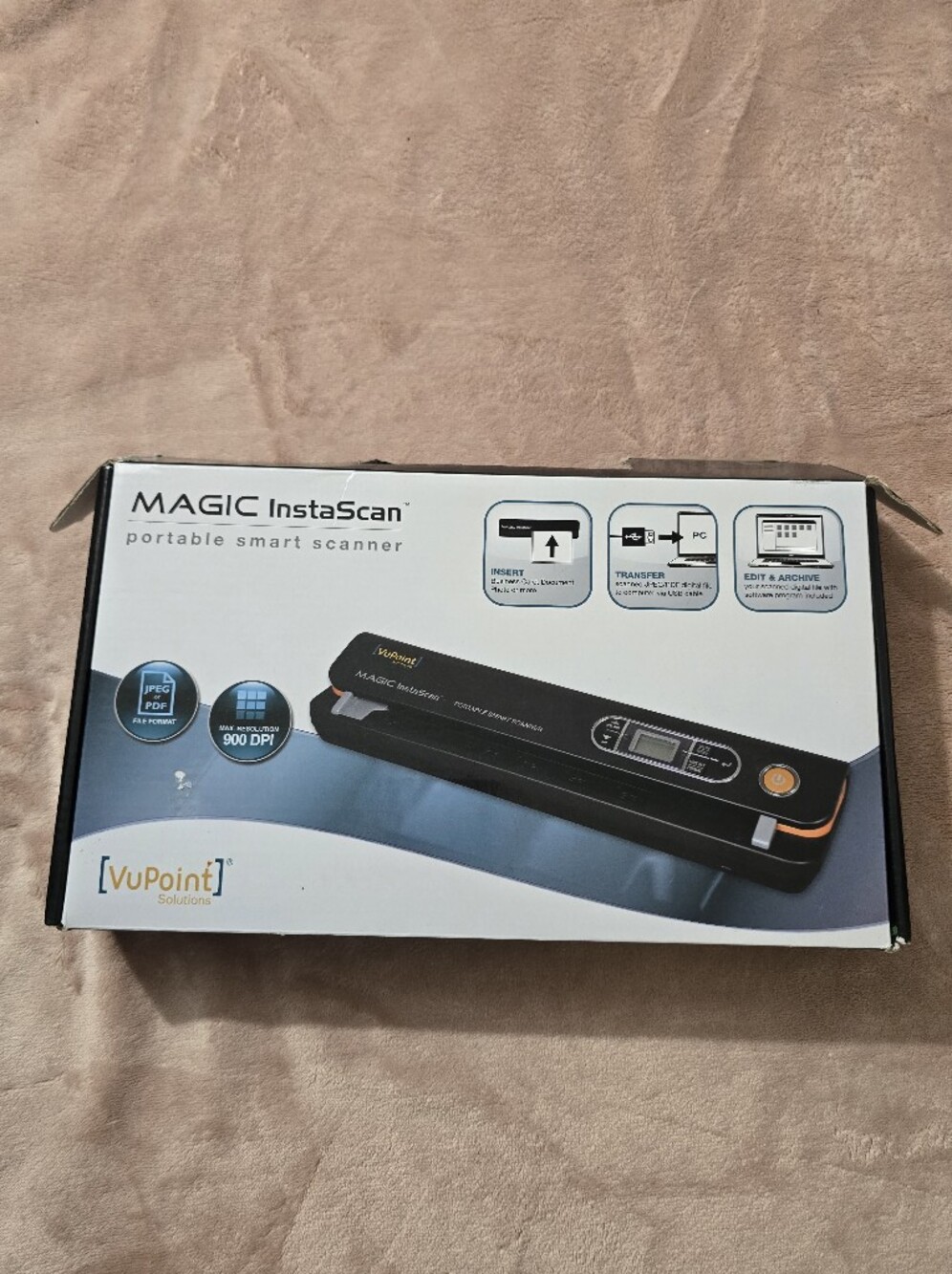 VuPOINT MAGIC INSTA SCAN PORTABLE SMART SCANNER
